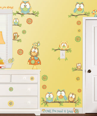Who's Hoo Wall Decals
