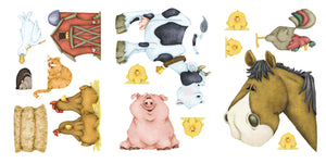 On the Farm Wall Decals