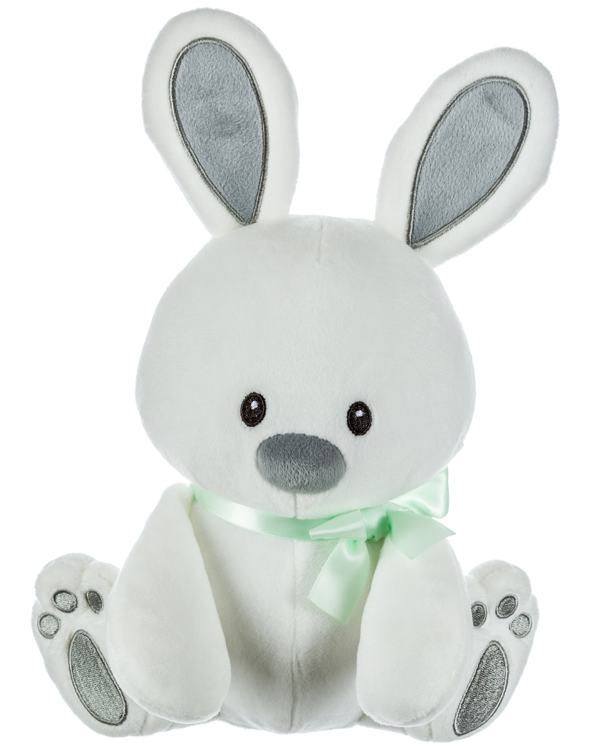 Green bunny stuffed sale animal