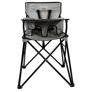 Ciao! Baby® High Chair, Dove Grey Check
