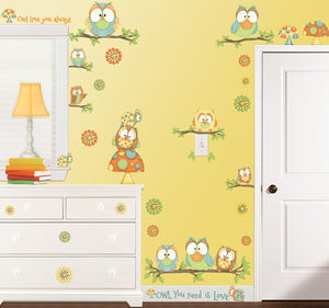 Who's Hoo Wall Decals