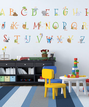 Alphabet Animals A-Z Wall Decals