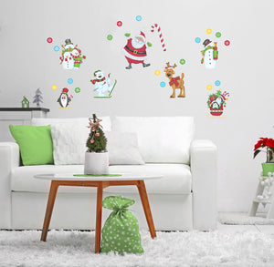 Santa & Friends Decal Set