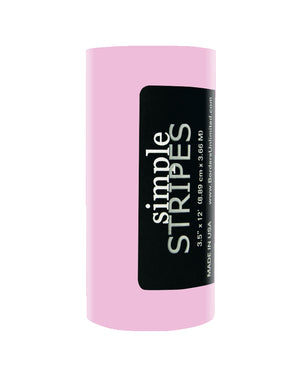 Pink Blush 3.5" Simple Stripe