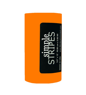 LIMITED! Orange Spirit 3" Simple Stripe