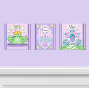 Princess Camryn 3 PC Canvas Wall Art Set