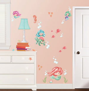 Magical Mermaids Wall Decals